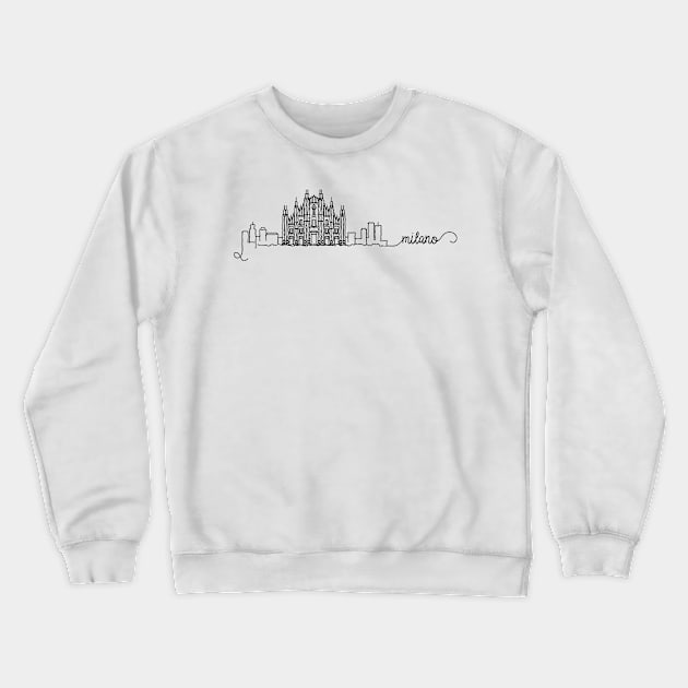 Milano City Signature Crewneck Sweatshirt by kursatunsal